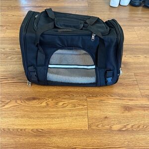 Black Pet Carrier Bag
